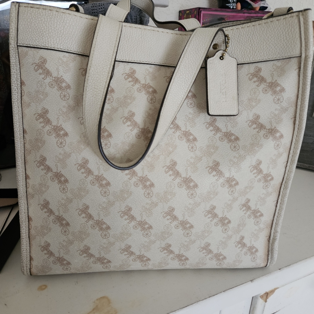 Coach bag with matching wallet